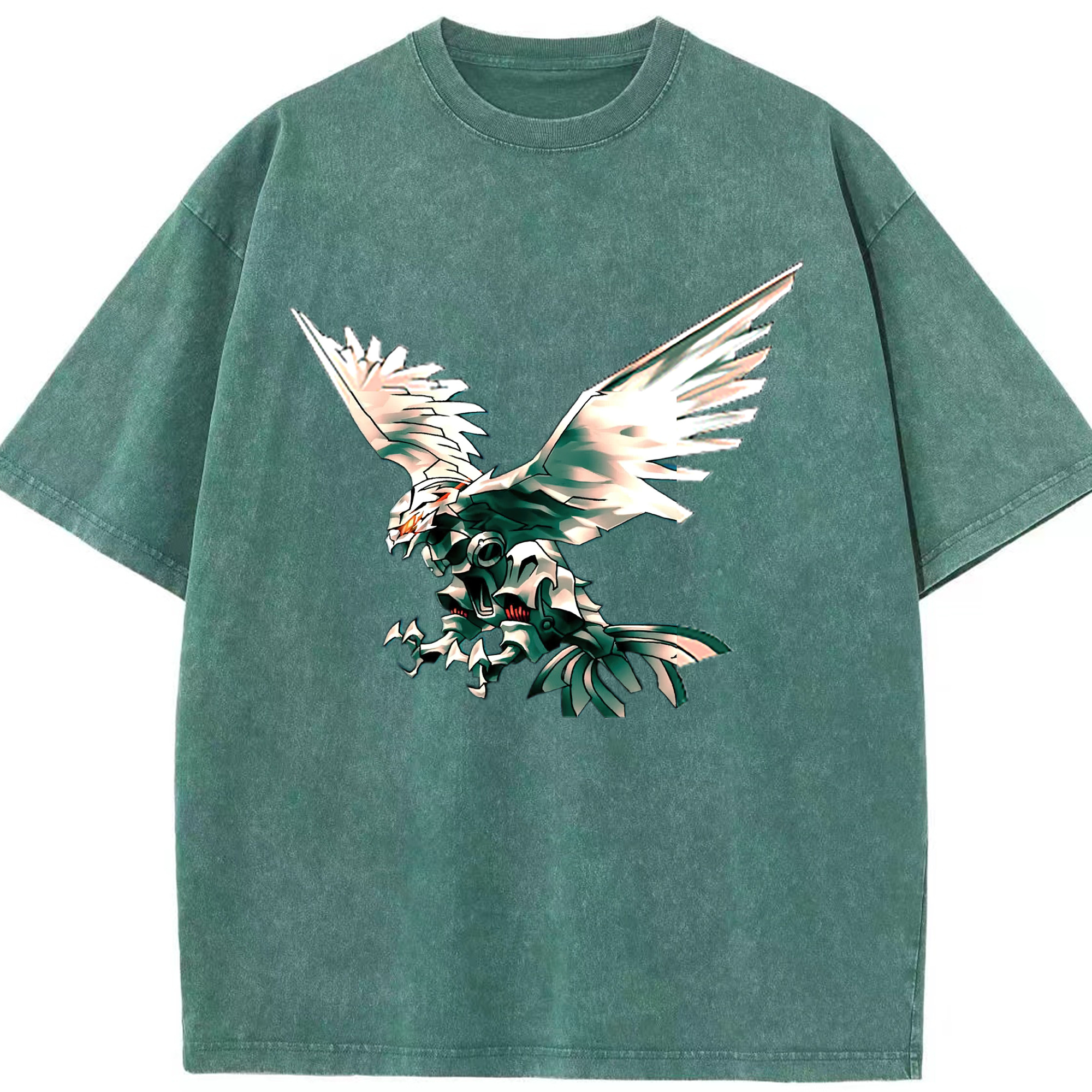 （画像用） 遊☆戯☆王 Yu-Gi-Oh! 綿100% ヴィンテージ風 半袖Tシャツ（フロントプリント）